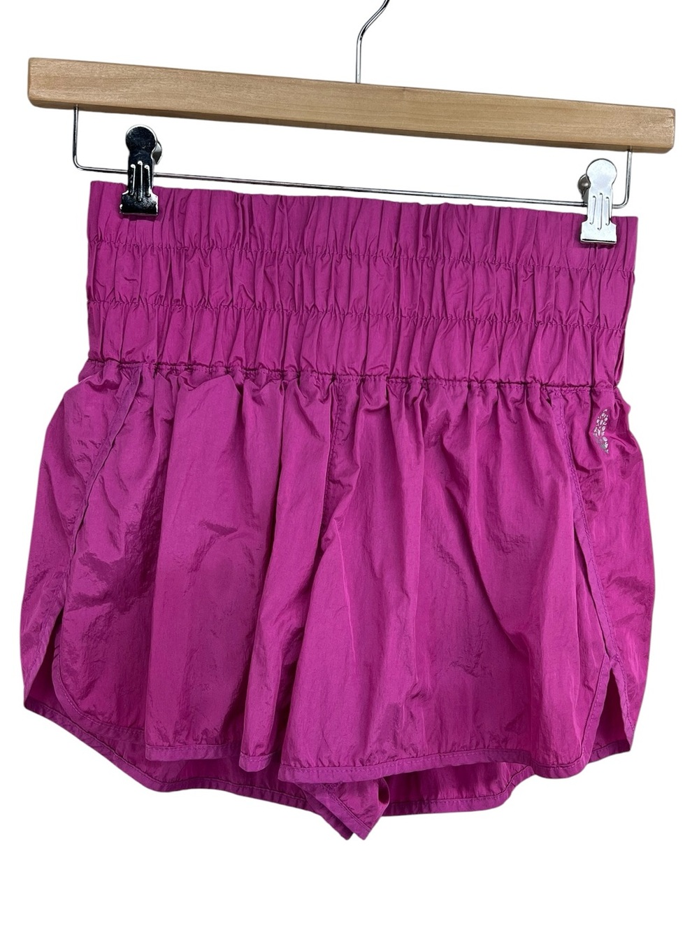 Free People FP Movement Way Home Pink High Waisted Running Shorts